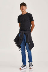 CAMISETA REGULAR MEIA MALHA PENTEADA ESTAMPADA 192290i INFANTIL