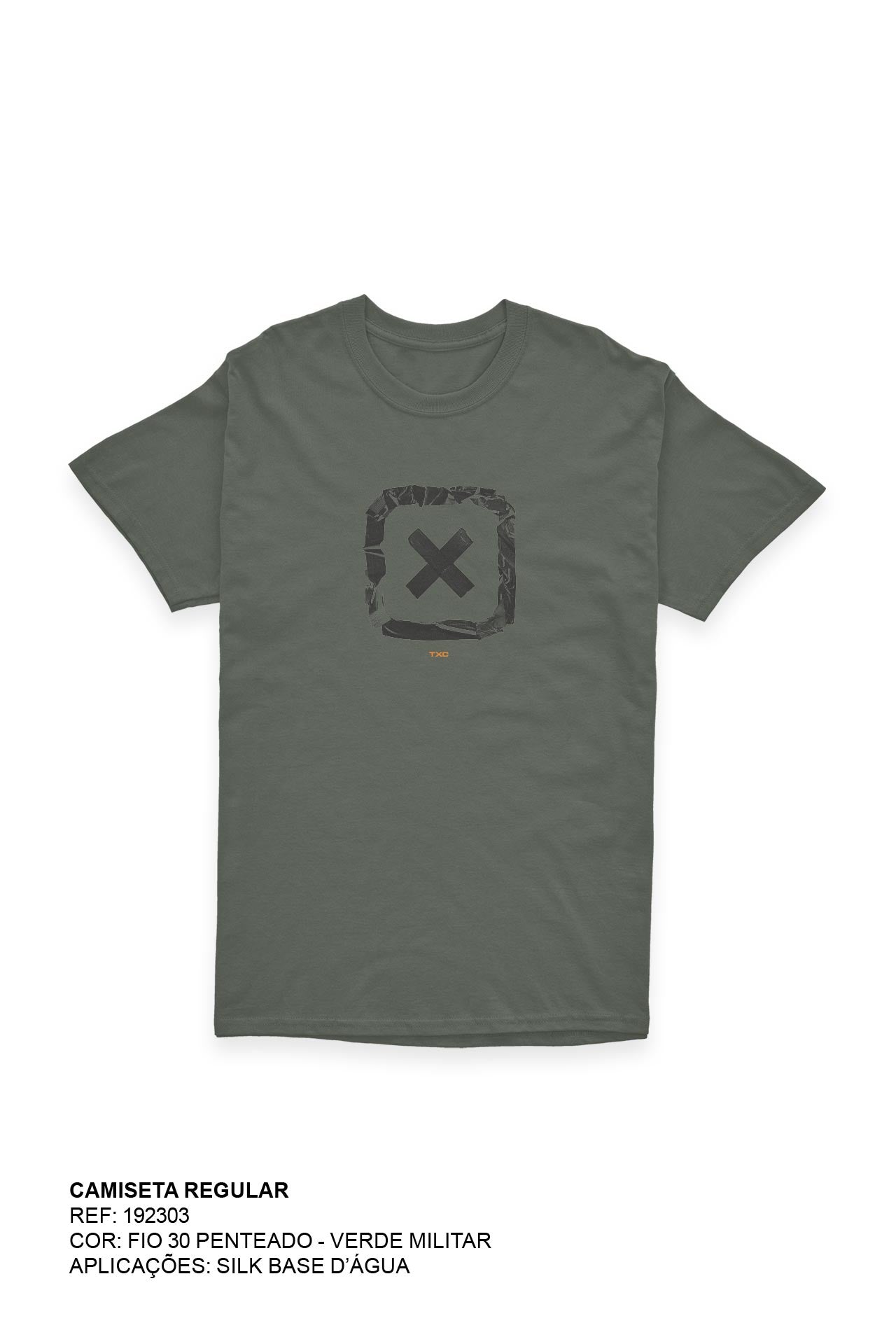 CAMISETA REGULAR MEIA MALHA PENTEADA ESTAMPADA 192303i INFANTIL