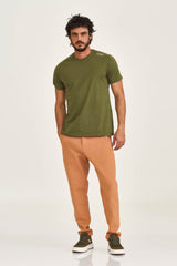 CAMISETA REGULAR MEIA MALHA PENTEADA ESTAMPADA 192352P