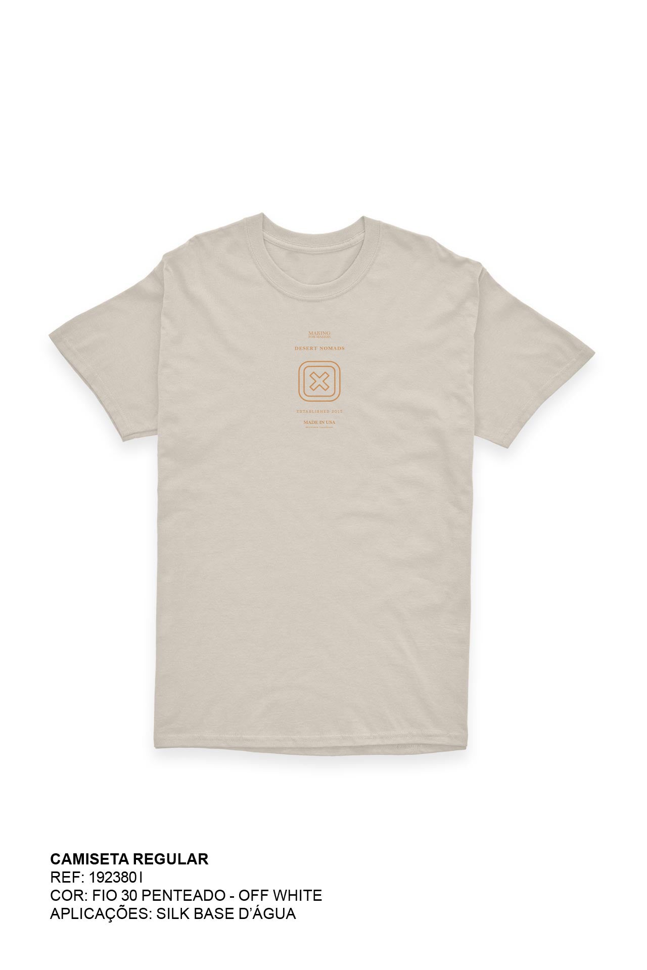 CAMISETA REGULAR MEIA MALHA PENTEADA ESTAMPADA 192380i INFANTIL