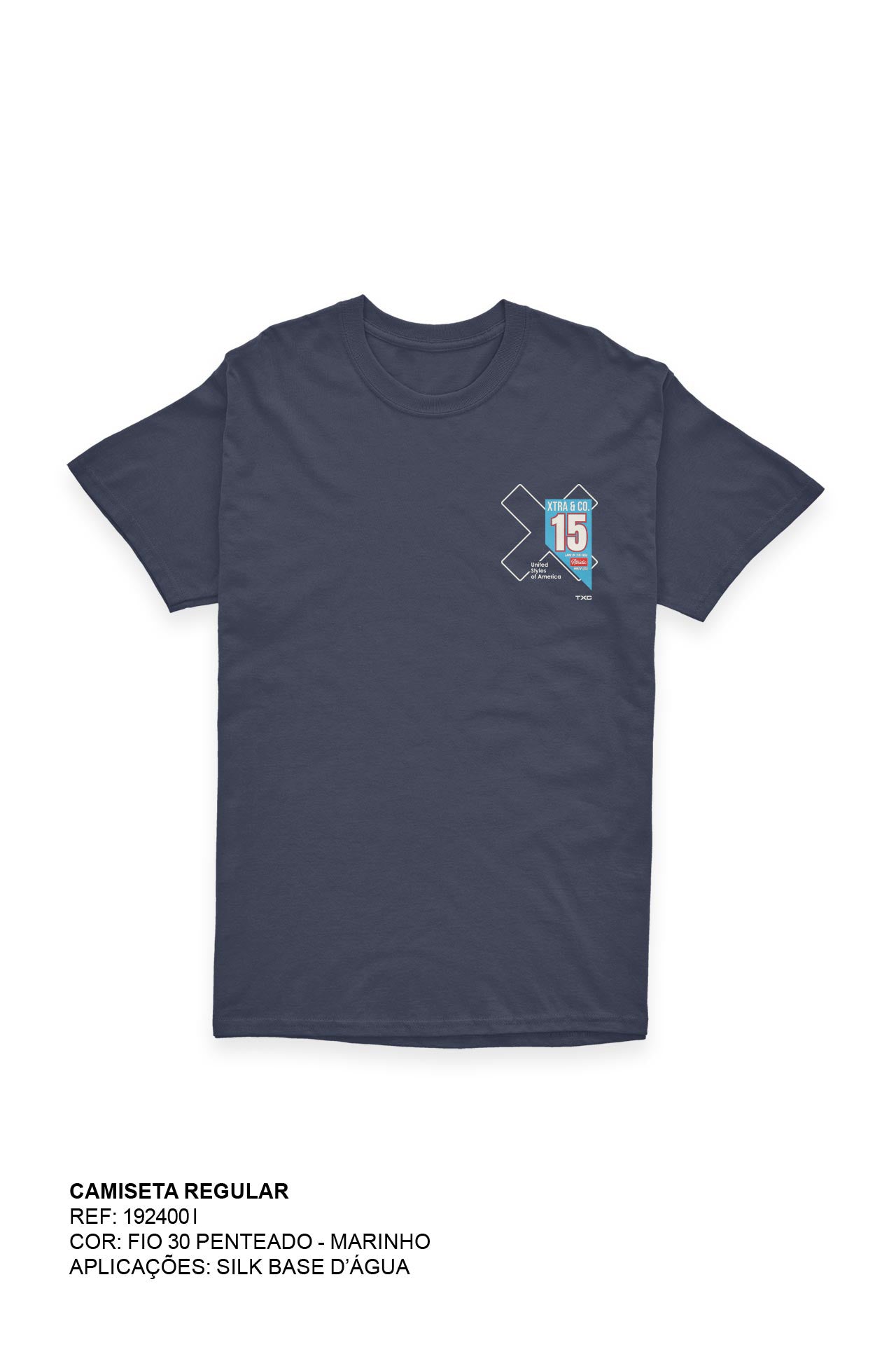 CAMISETA REGULAR MEIA MALHA PENTEADA ESTAMPADA 192400i ERRO INFANTIL