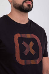 CAMISETA REGULAR MEIA MALHA PENTEADA ESTAMPADA 192412