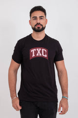 CAMISETA REGULAR MEIA MALHA PENTEADA ESTAMPADA 192414