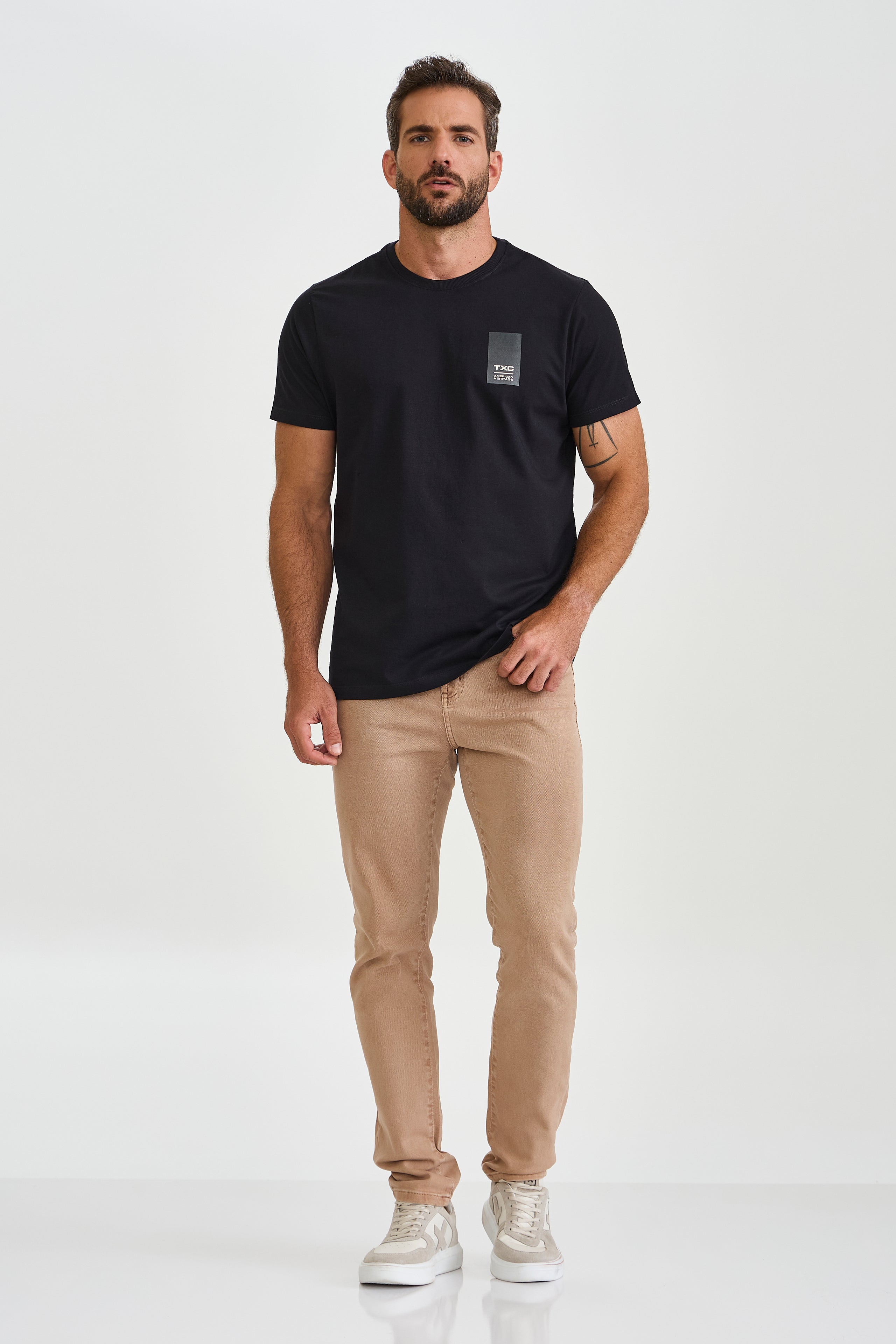 CAMISETA MEIA MALHA REGULAR ESTAMPADA 192425