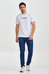 CAMISETA REGULAR MEIA MALHA PENTEADA BORDADA 192435