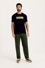 CAMISETA REGULAR FIO 30 PENTEADA  192539