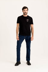 CAMISETA X SIZE MEIA MALHA PENTEADA ESTAMPADA 192544P