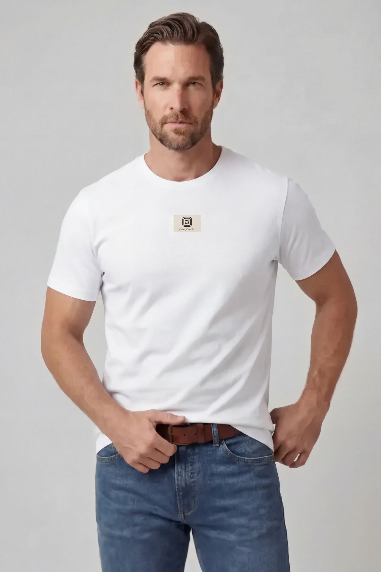 CAMISETA REGULAR FIO 30 PENTEADA  192546
