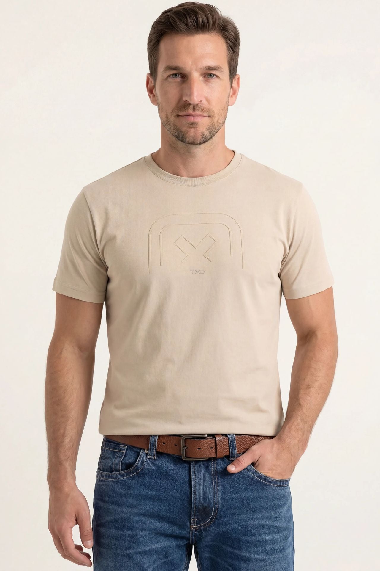 CAMISETA REGULAR FIO 30 PENTEADA  192579