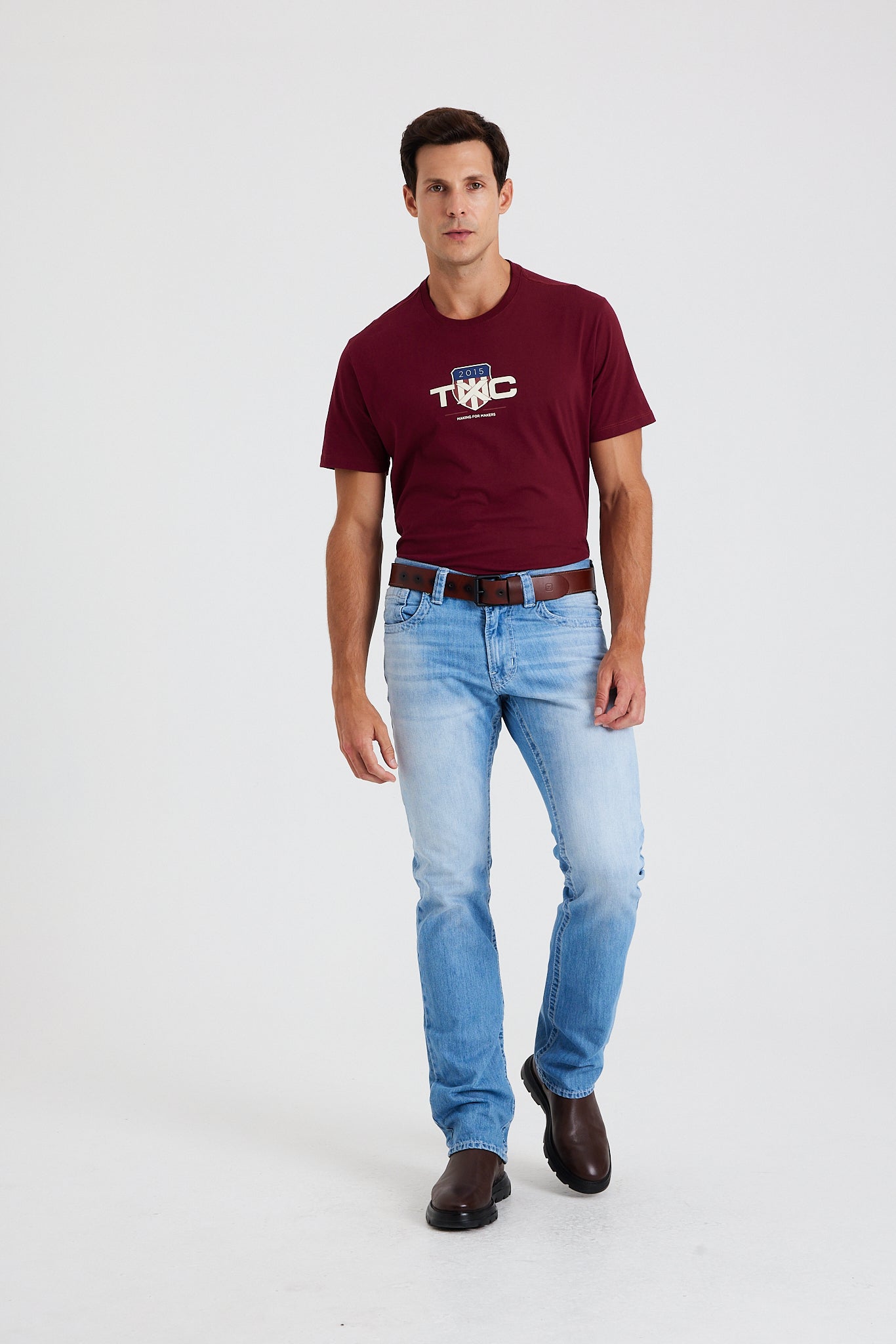 CAMISETA REGULAR FIO 30 PENTEADA  192586