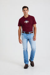 CAMISETA REGULAR FIO 30 PENTEADA  192586