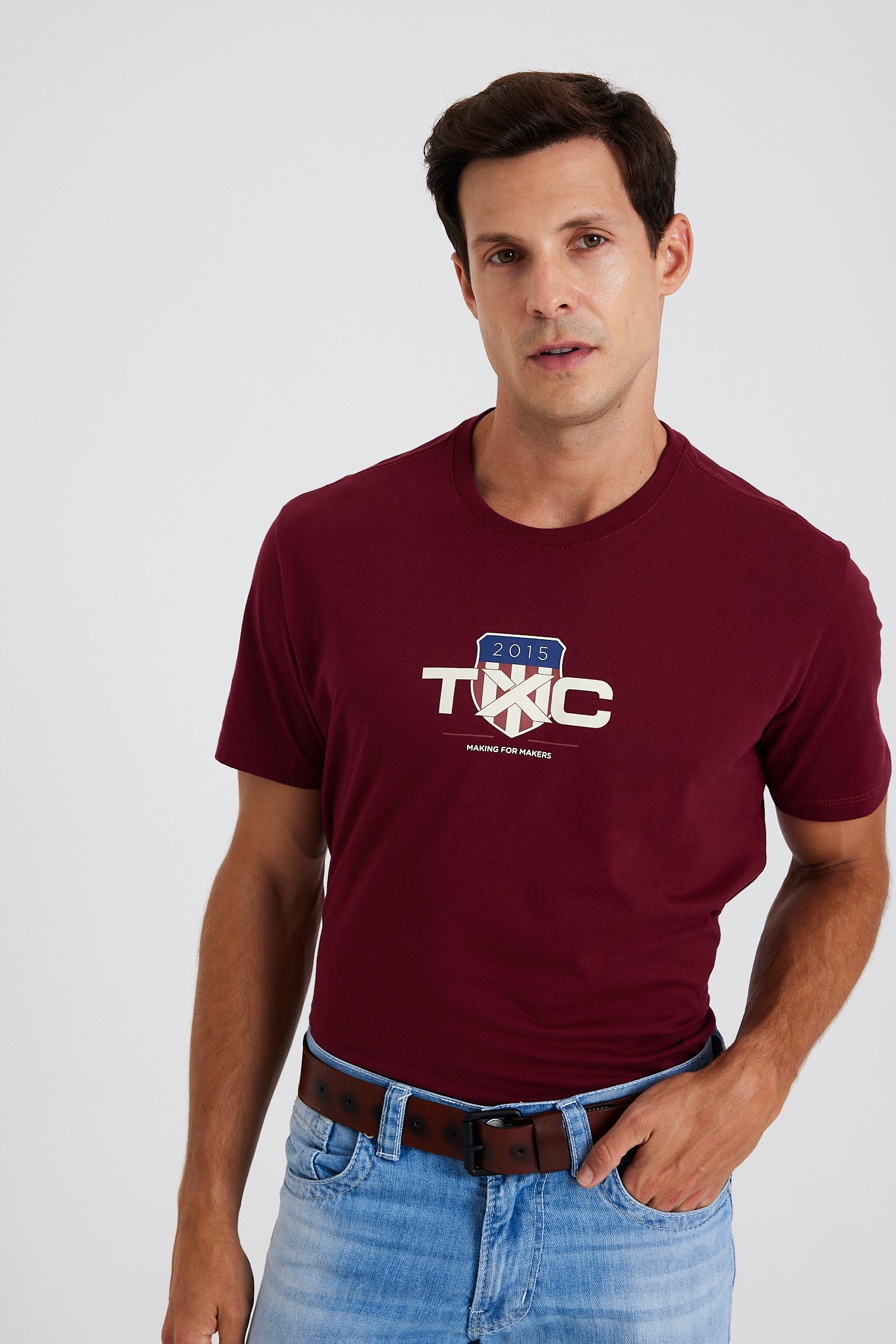 CAMISETA REGULAR FIO 30 PENTEADA  192586