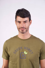 CAMISETA SLIM MEIA MALHA PENTEADA ESTAMPADA 192818