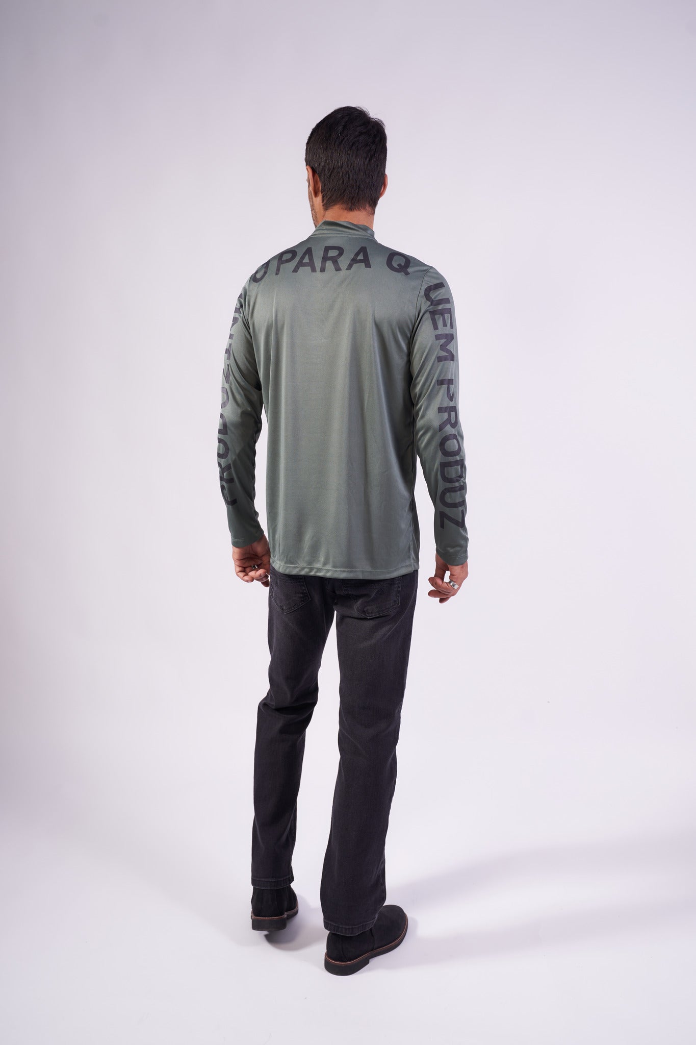 CAMISETA REGULAR ML MALHA ESTAMPADA 192823