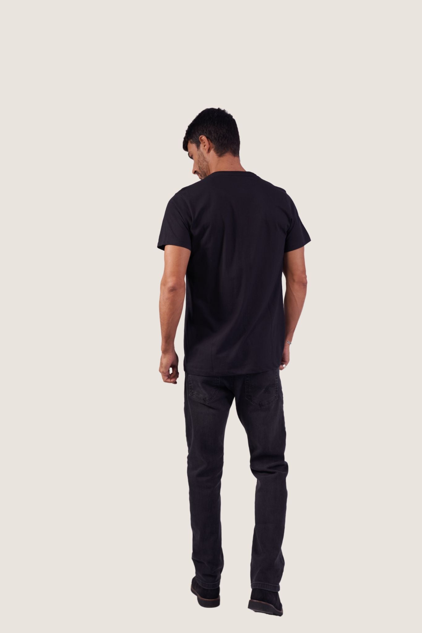 CAMISETA REGULAR MEIA MALHA ESTAMPADA 192828