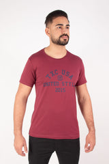 CAMISETA REGULAR MEIA MALHA ESTAMPADA 192834