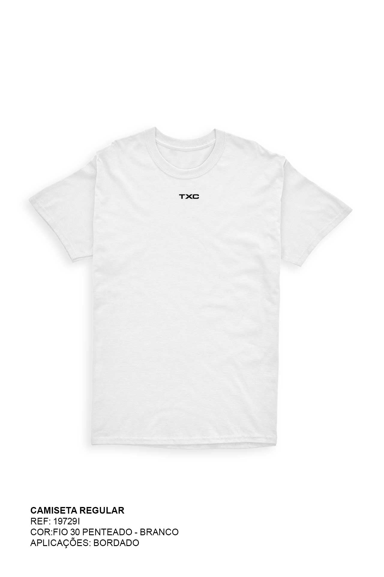 CAMISETA REGULAR FIO 30 BORDADA 19729i INFANTIL