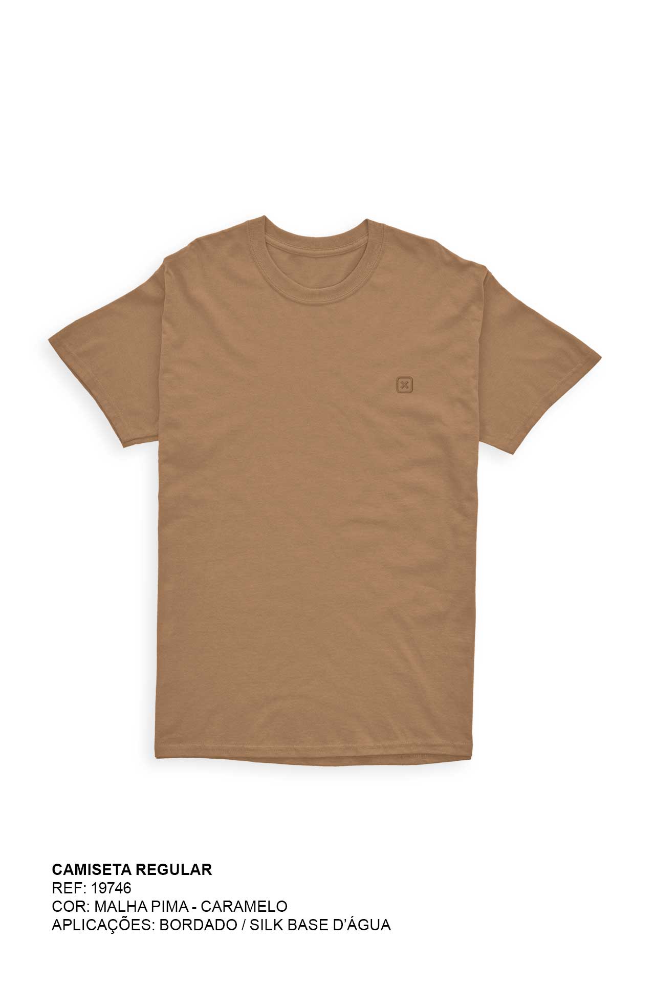 CAMISETA REGULAR PIMA  19746I