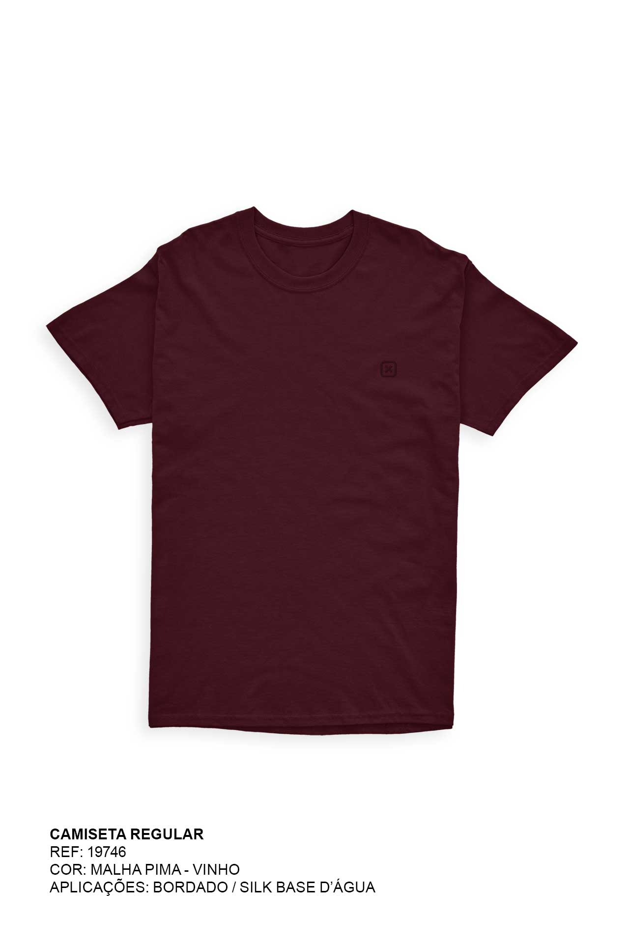 CAMISETA REGULAR PIMA  19746I