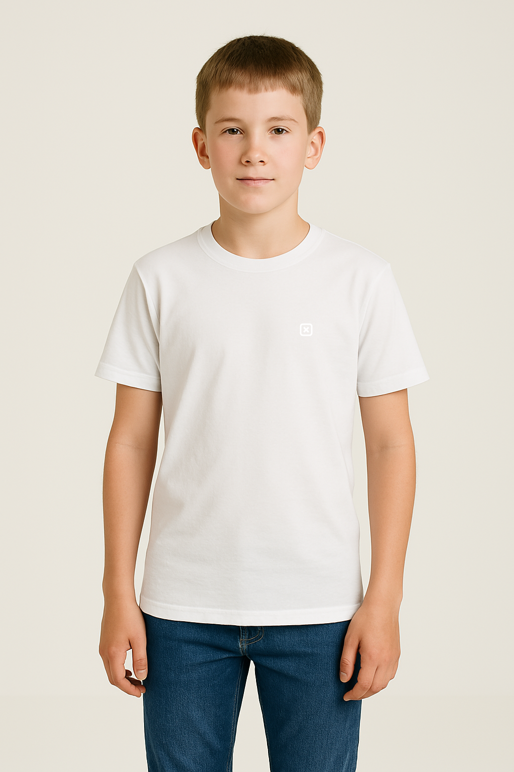 CAMISETA REGULAR PIMA BORDADA 19746i INFANTIL