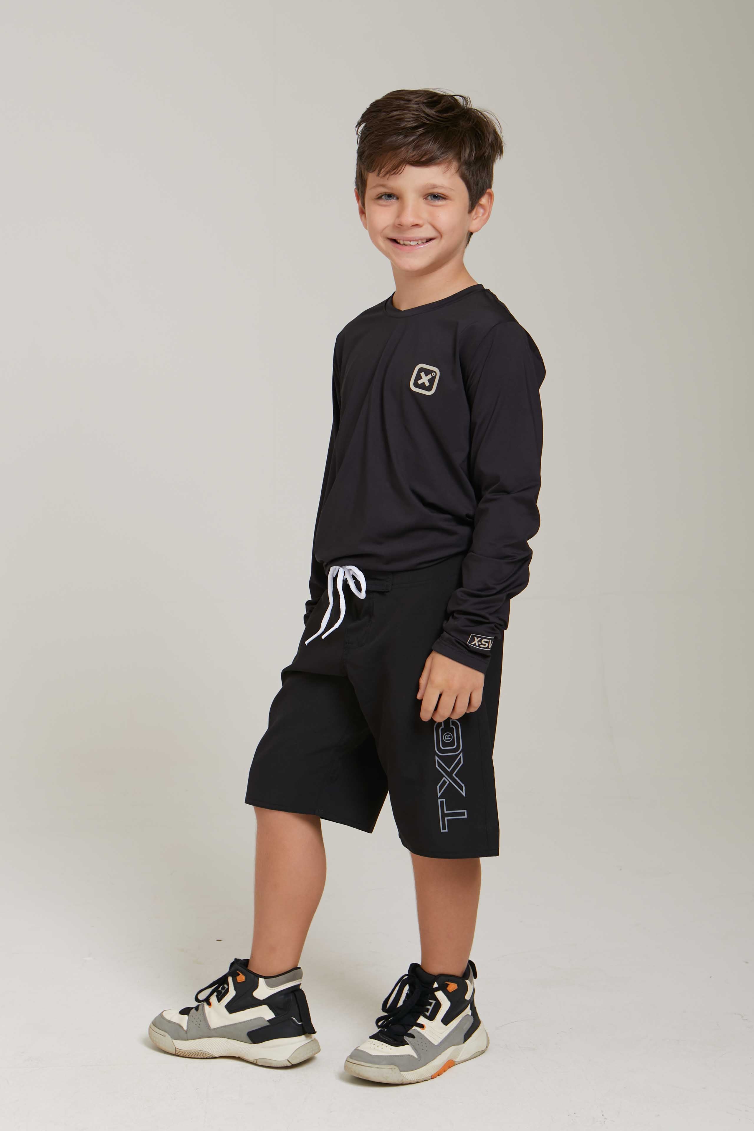 CAMISETA ML MALHA UV ESTAMPADA 19748i INFANTIL