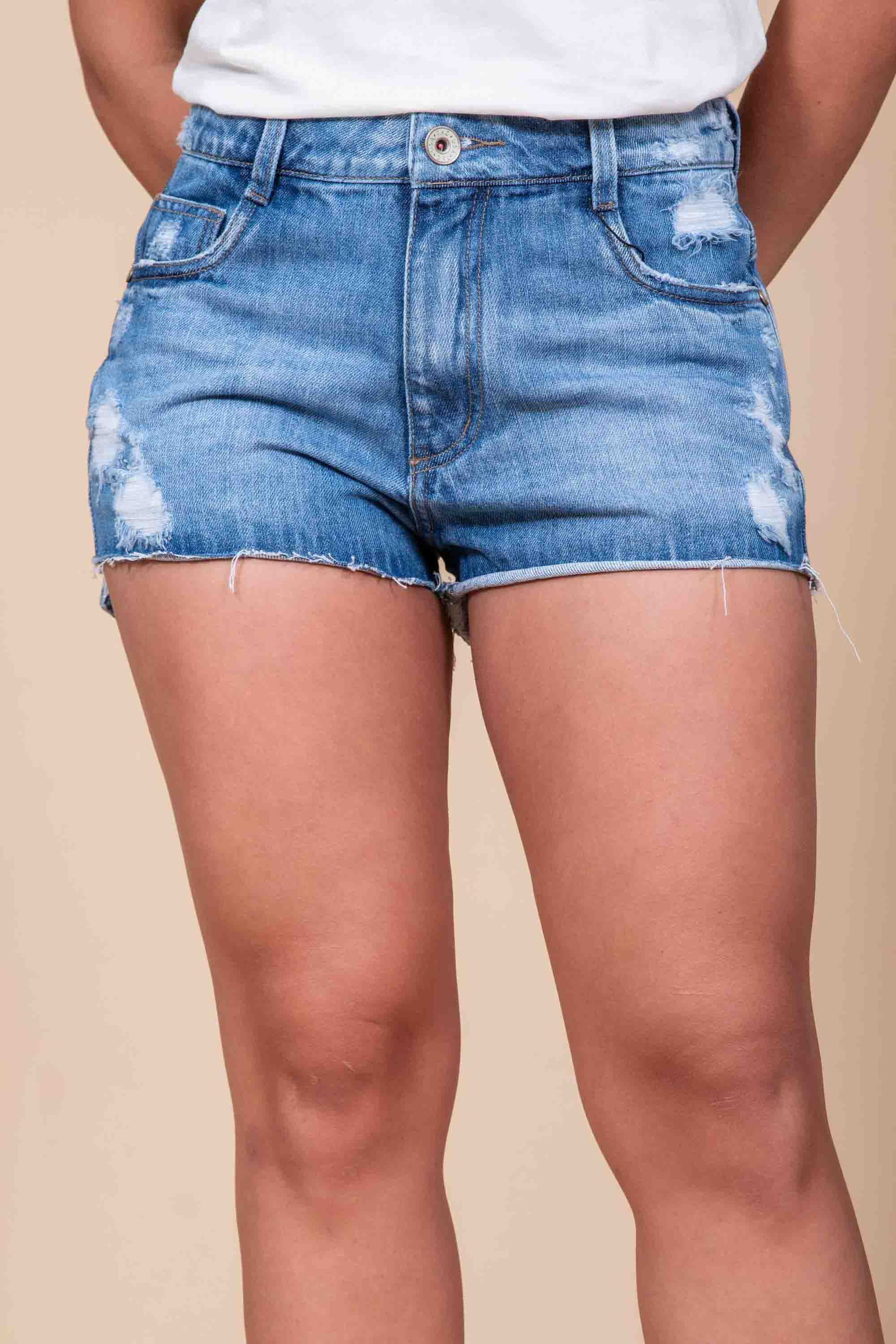 SHORT MOM CUSTOM BORDADO 23345