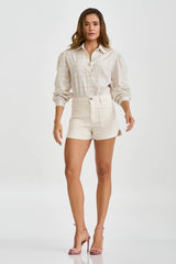 SHORT JEANS REGULAR ETIQUETA 23366