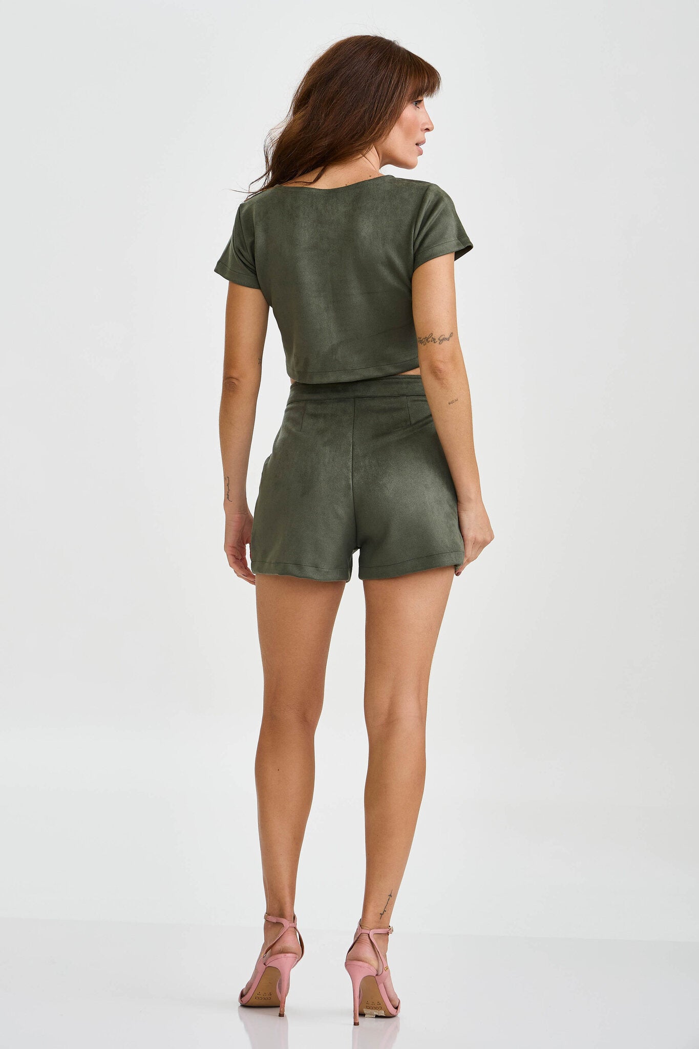 SHORT ALFAITARIA SUEDE PLAQUINHA 23370