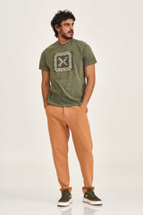 CALCA JOGGER COS RETO BORDADO 25111