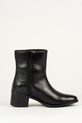 BOTA FEMININA CANO CURTO COURO 26169F