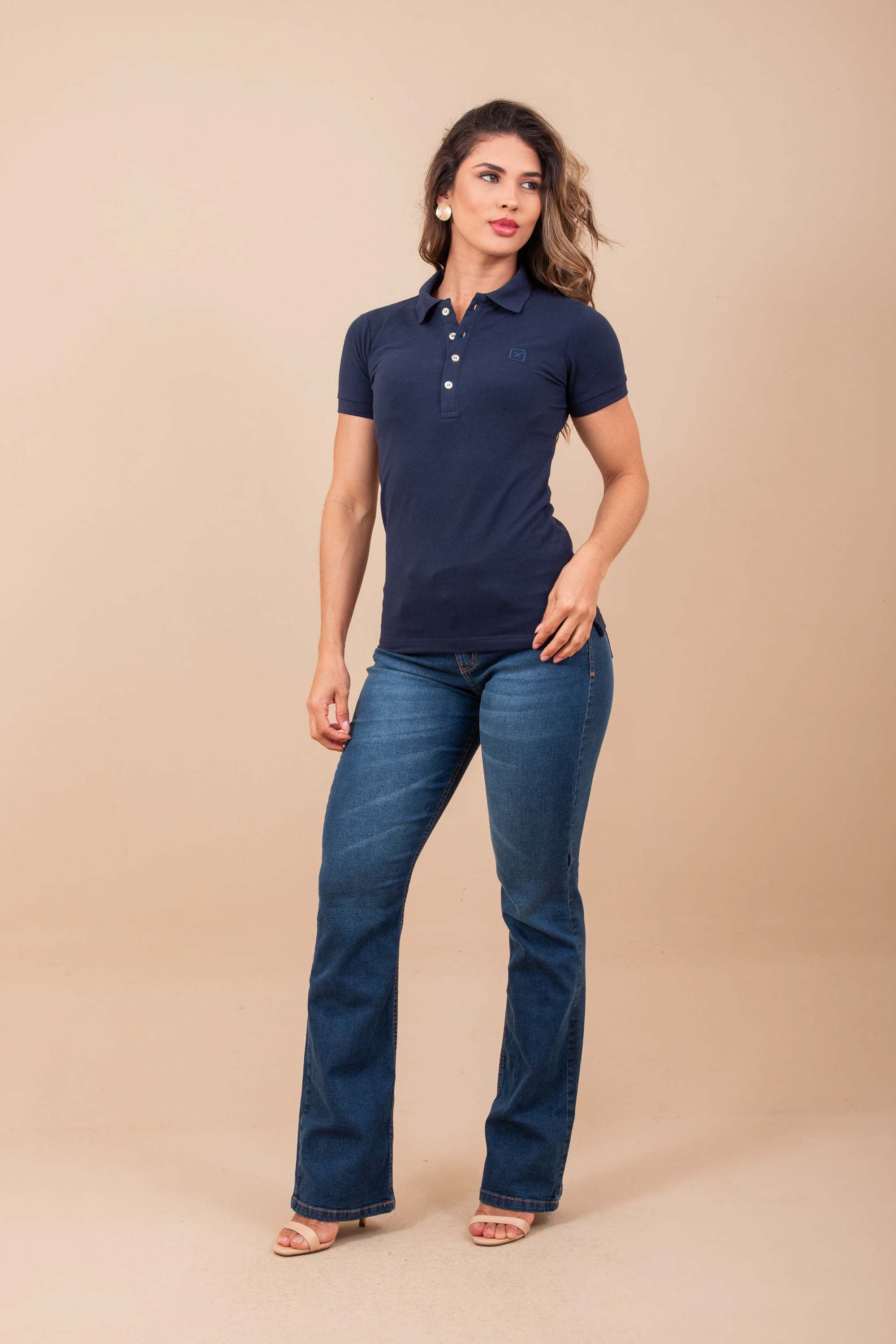 POLO SLIM PIQUET BORDADO 27057E