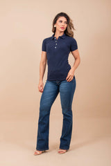 POLO SLIM PIQUET BORDADO 27057E