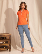 Camisa gola polo feminina | 27179