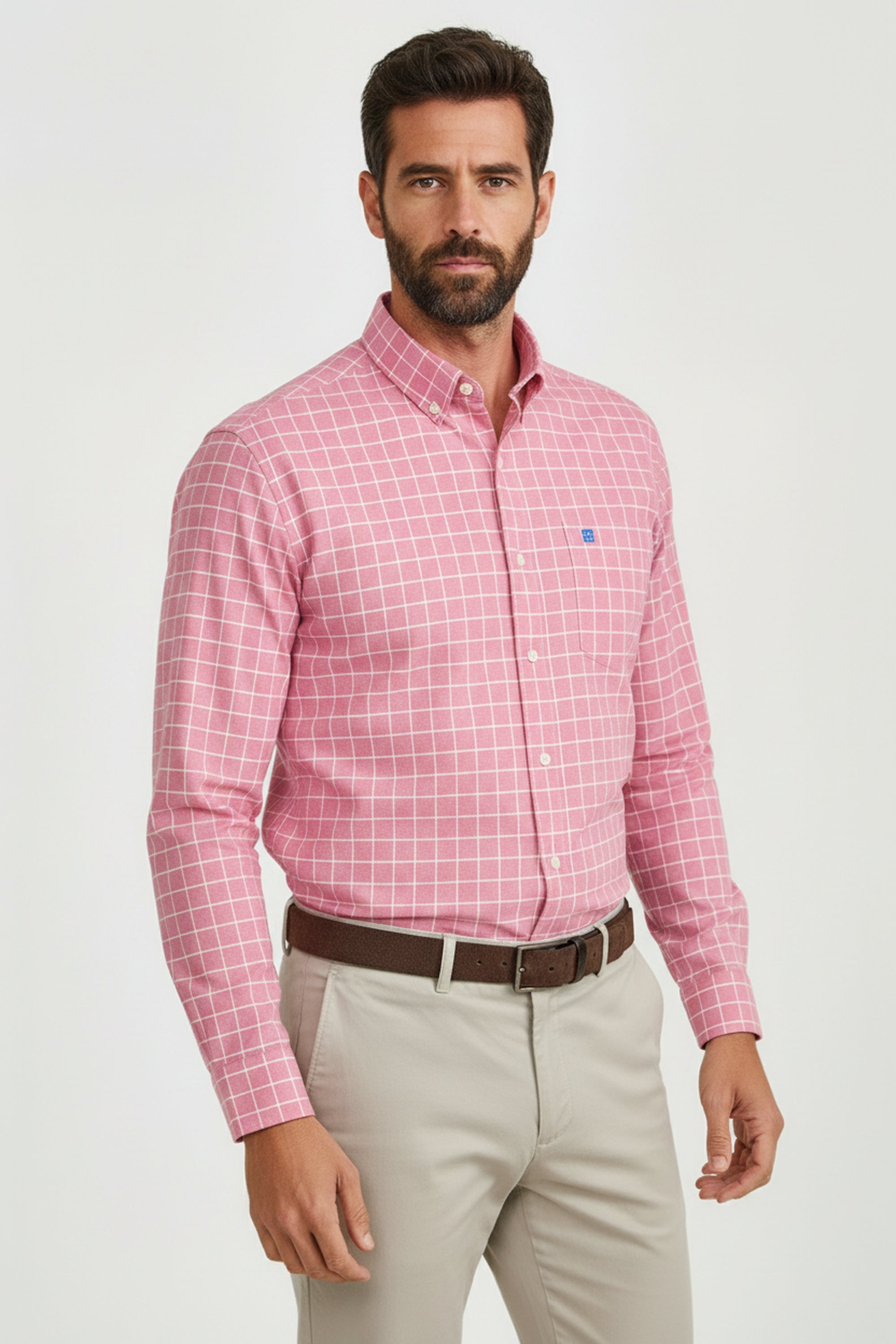 ちか　38 CAMISA ML TRICOLINE 2718L XADREZ X3 – TXC