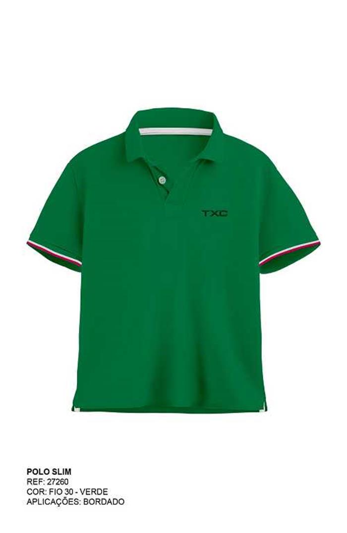 POLO SLIM CUSTOM BORDADA 27260i INFANTIL