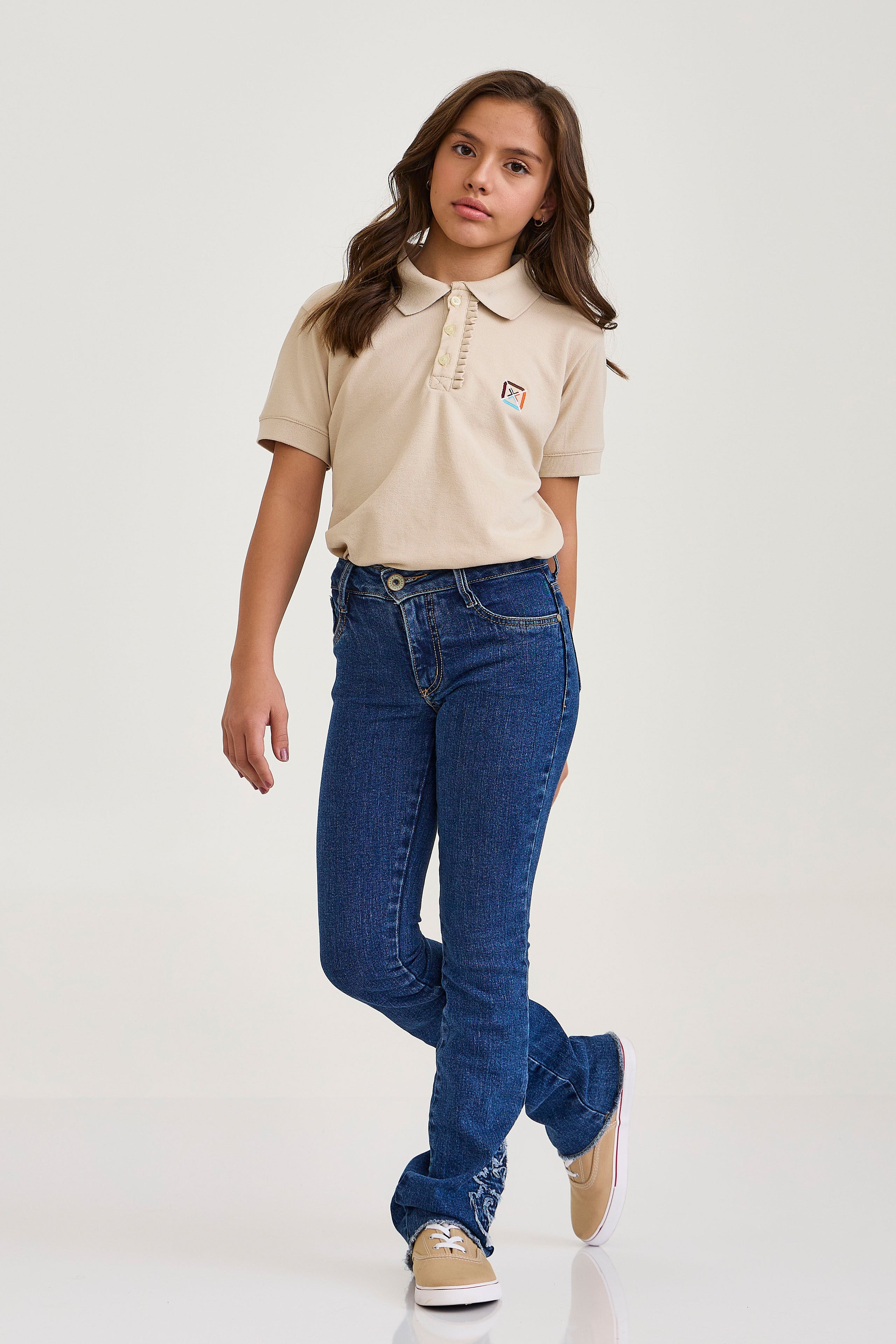 POLO SLIM MALHA BORDADO 27272i INFANTIL