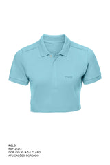 POLO CROPPED SLIM CUSTOM BORDADO 27273