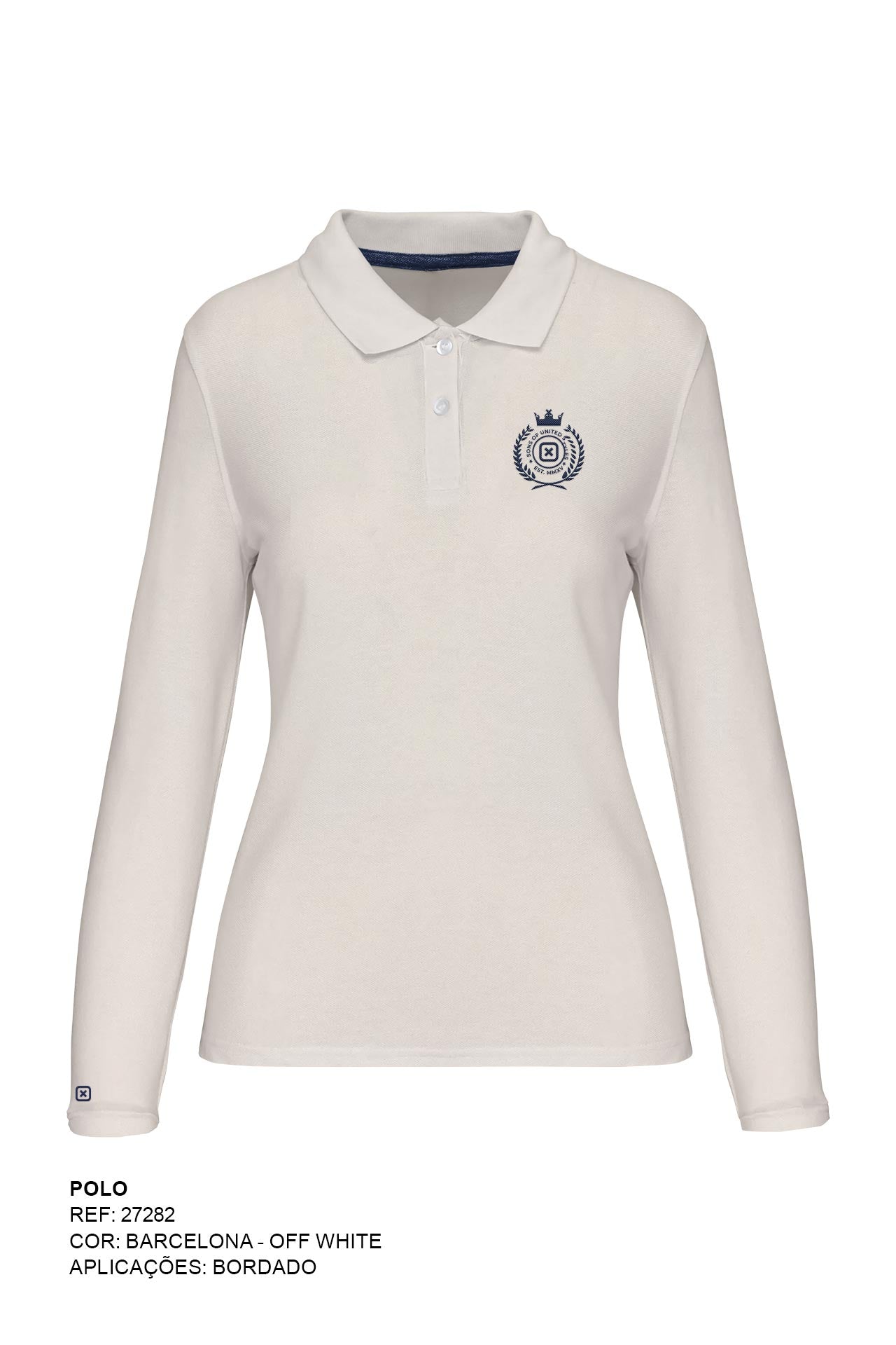 POLO SLIM CUSTOM BORDADO ML 27282
