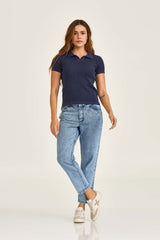 POLO TRICOT CUSTOM SLIM BORDADO 27289