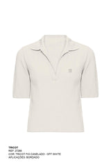 POLO TRICOT CUSTOM SLIM BORDADO 27289