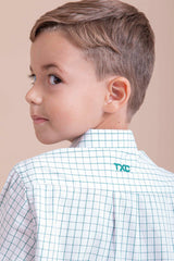 Camisa Xadrez Infantil Manga Longa - 2728li