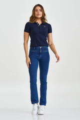 POLO SLIM SUEDINE STRASS 27302