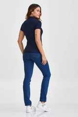 POLO SLIM SUEDINE STRASS 27302