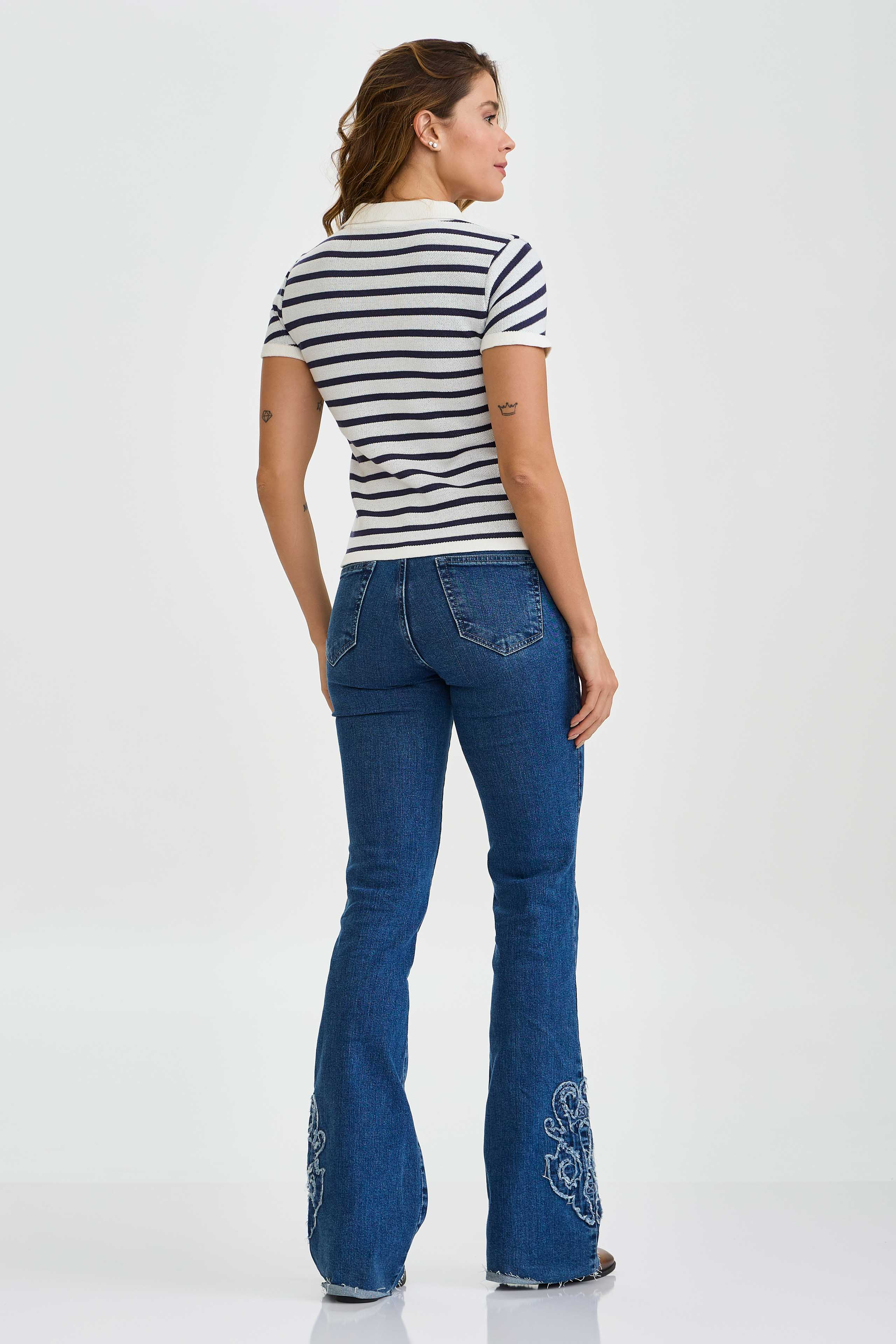 POLO TRICOT SLIM PLAQUINHA 27303