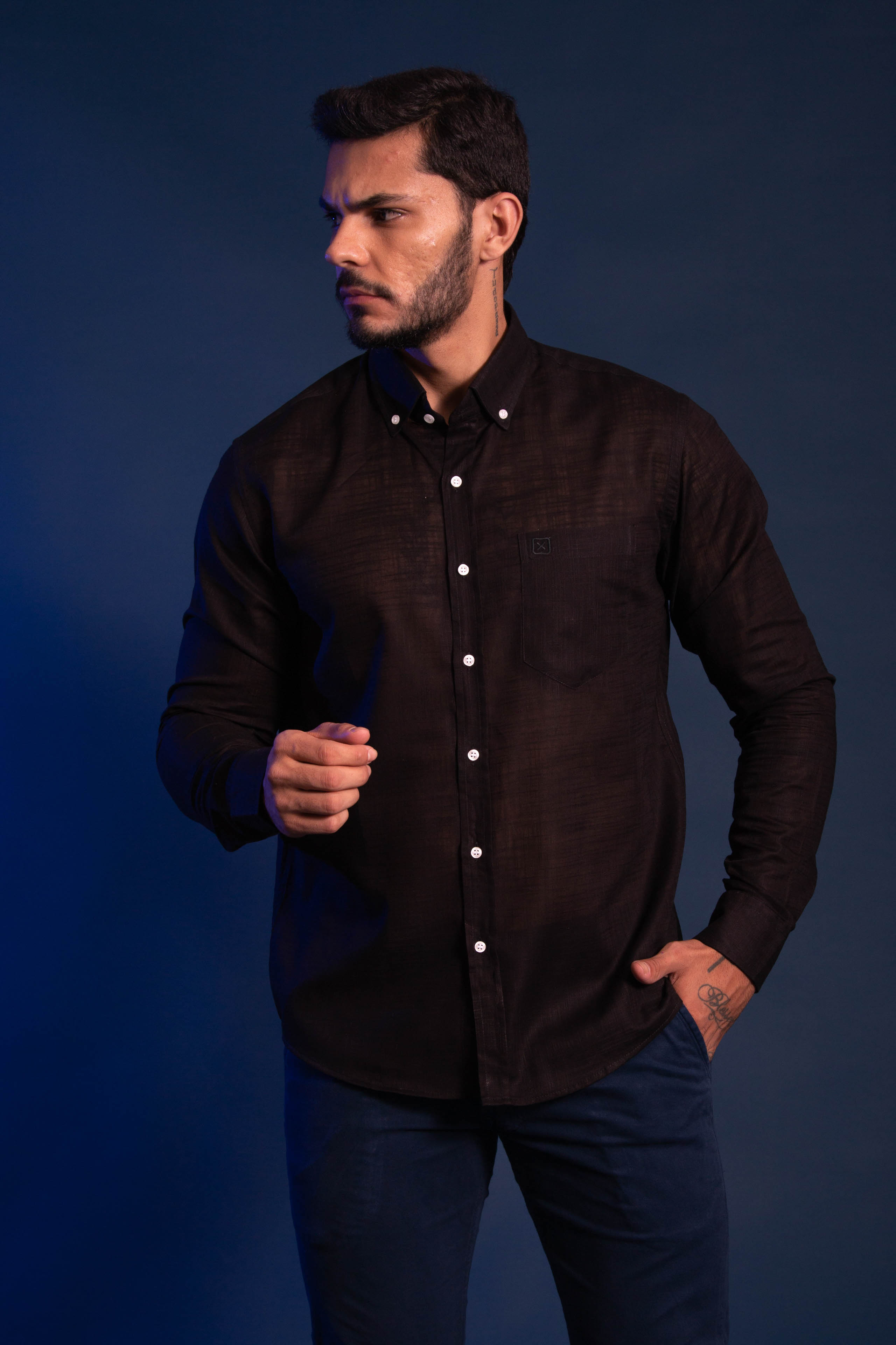 Camisa masculina TXC Extra manga longa | 2811L