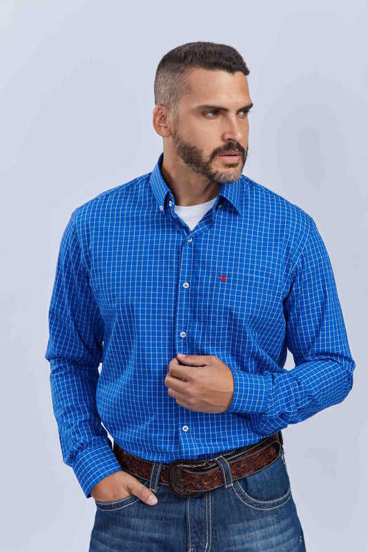 CAMISA REGULAR TRICOLINE BORDADA 2819L