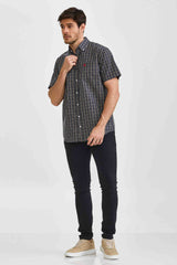 CAMISA REGULAR TRICOLINE BORDADA 29018C