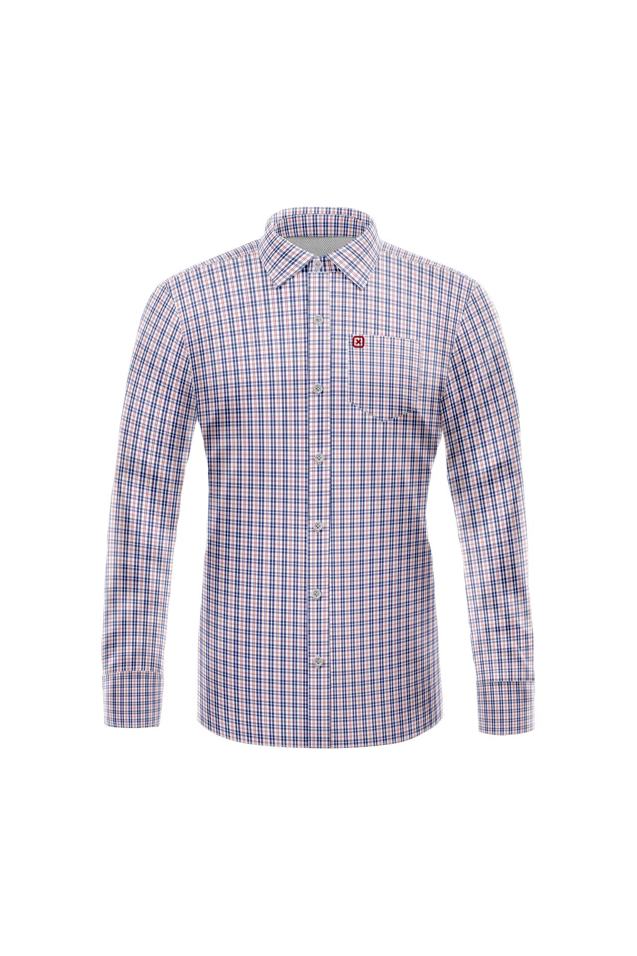 CAMISA CUSTOM ML XADREZ BORDADA 29030Li INFANTIL