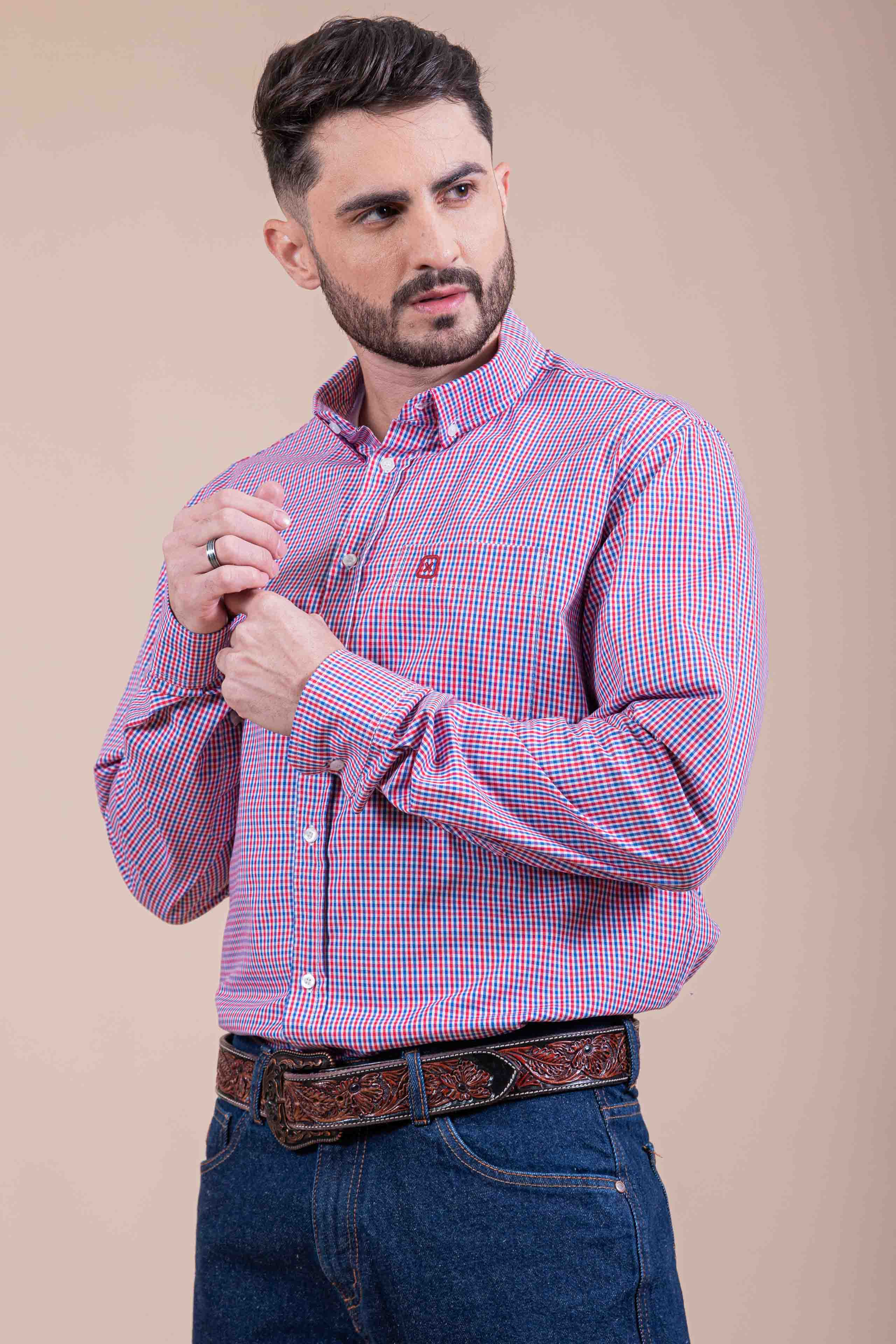 CAMISA CUSTOM BORDADO ML 29103L