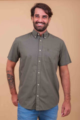 CAMISA REGULAR CUSTOM BORDADA MC 29214C